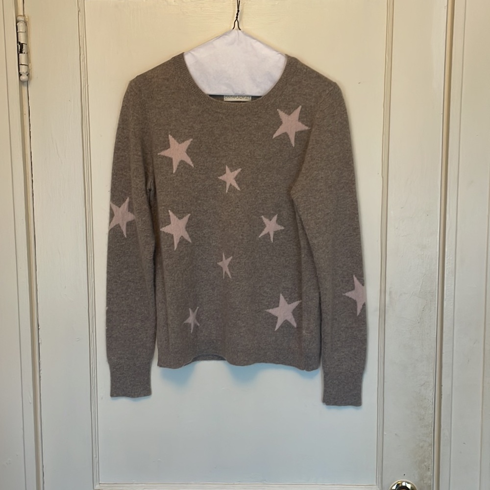 Cynthia rowley cashmere sweater lucky stars